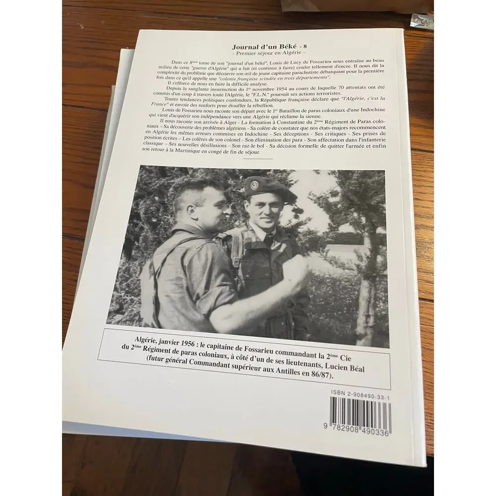 Journal d’un Béké Complete Vol 1-8 Louis de Lucy Fossarieu WWII Indochina